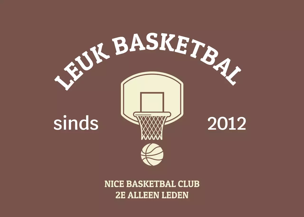Bruine Vintage Basketbal Club