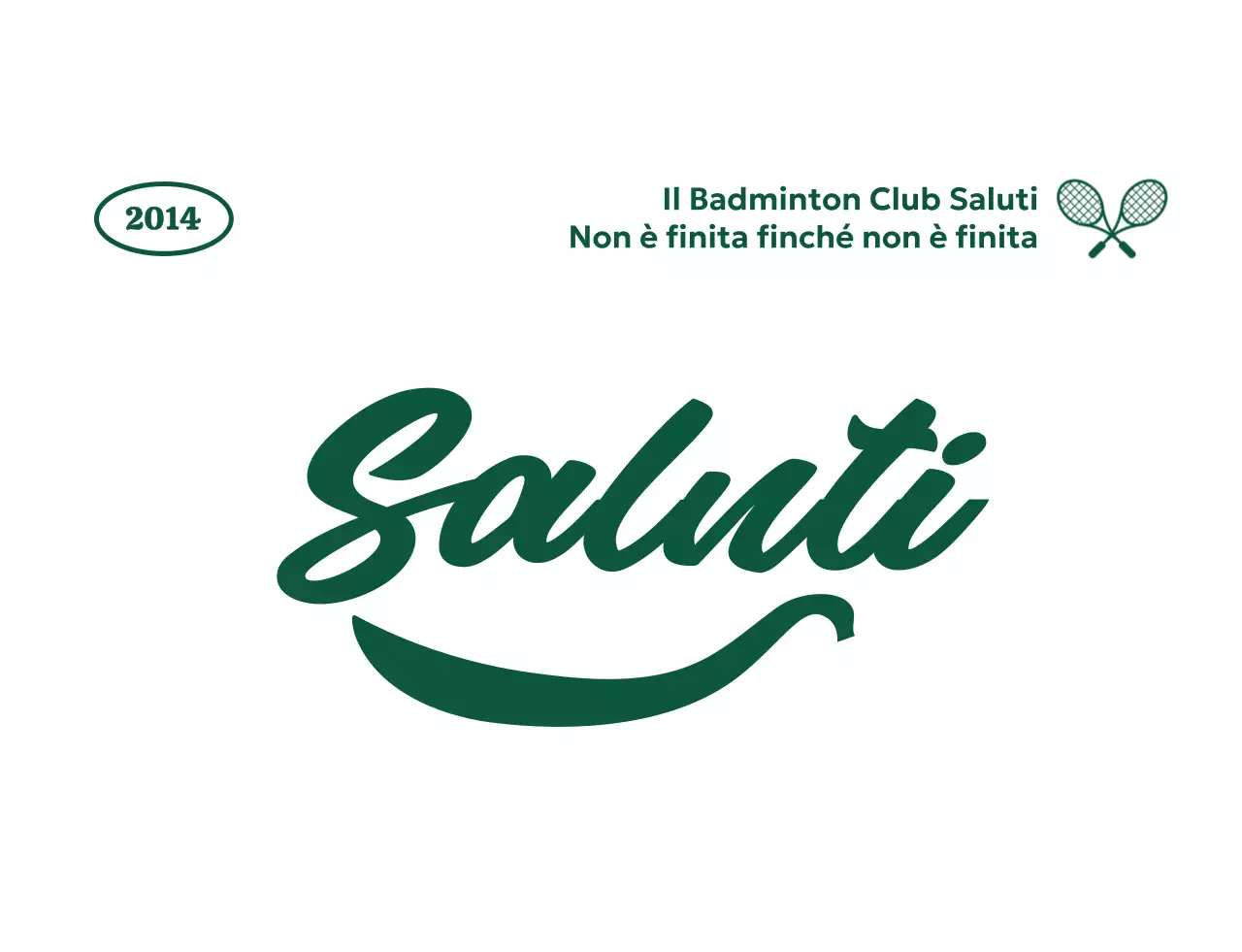 Logo di organizzazione sportiva semplice