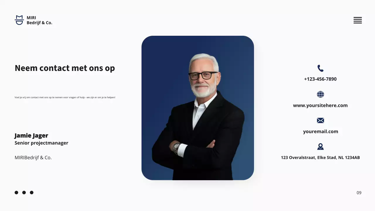 Navy Business Project Voorstel Presentatie