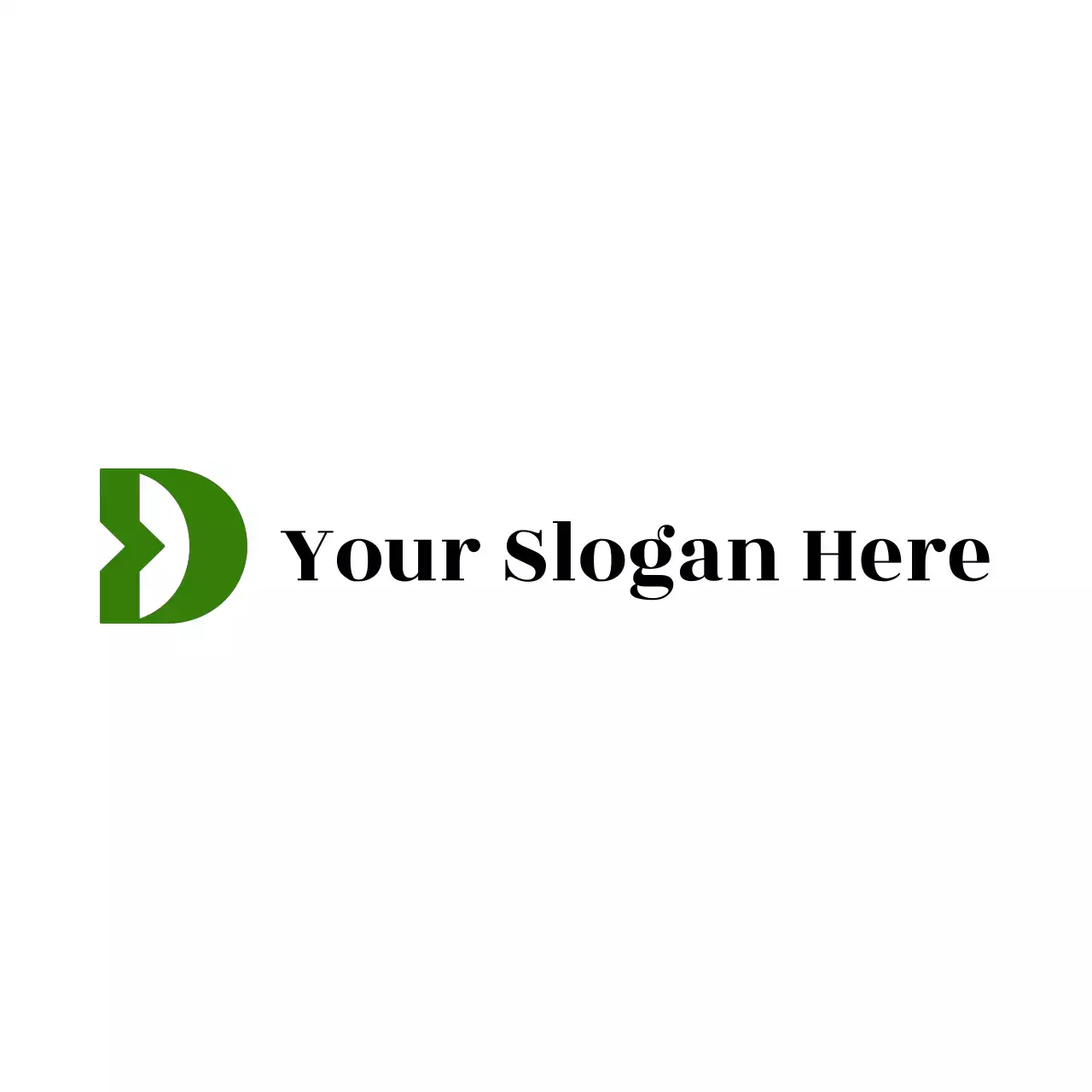 grünes modernes Logo-Design