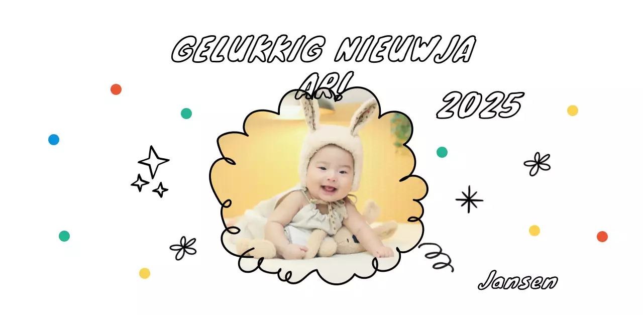 Vier het nieuwe jaar in het wit