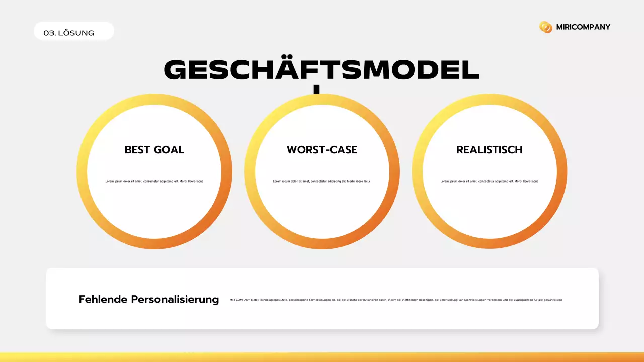 orange modernes Geschäftsfeld