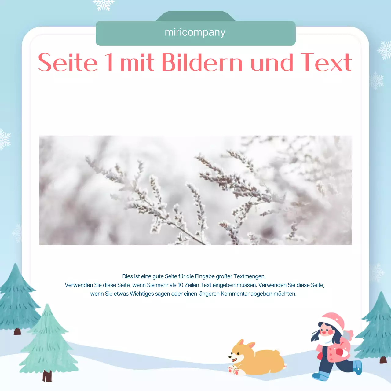 Hellblau Einfacher Gestaltungsleitfaden