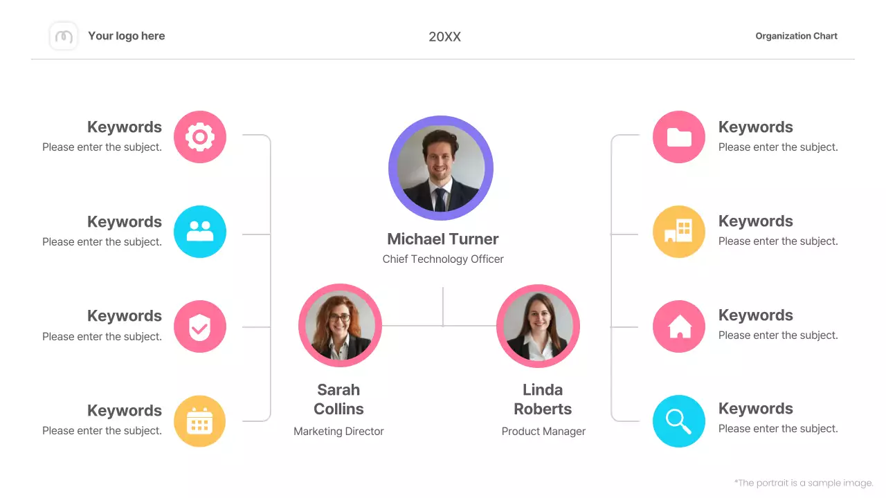 Colorful Minimal Organization Presentation