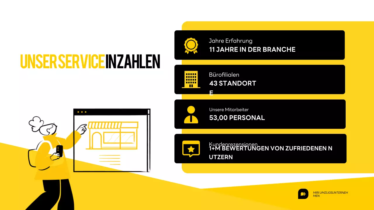 Yellow and White Moving Service Einführungspräsentation