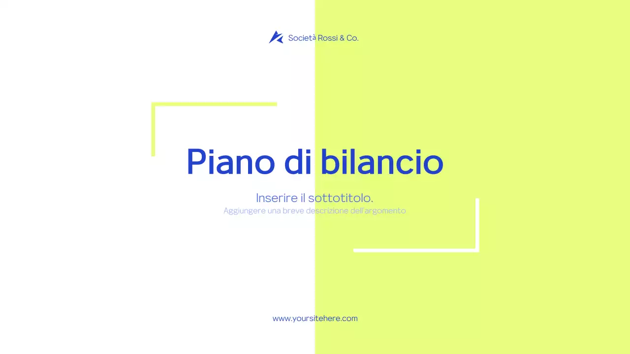 Documento di proposta di un progetto moderno e verde