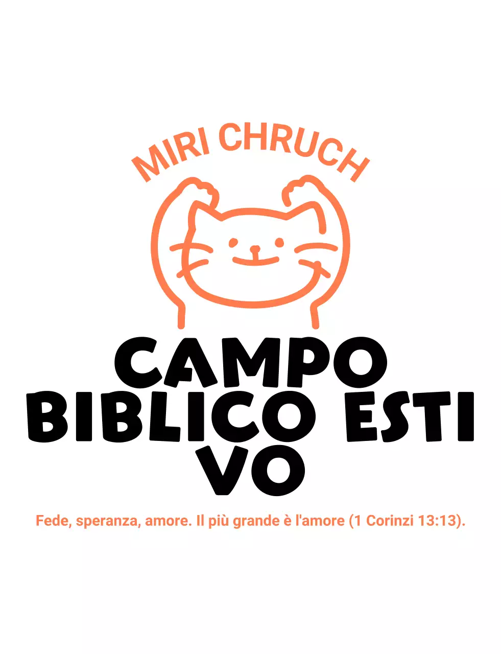 Logo del disegno di un gatto carino