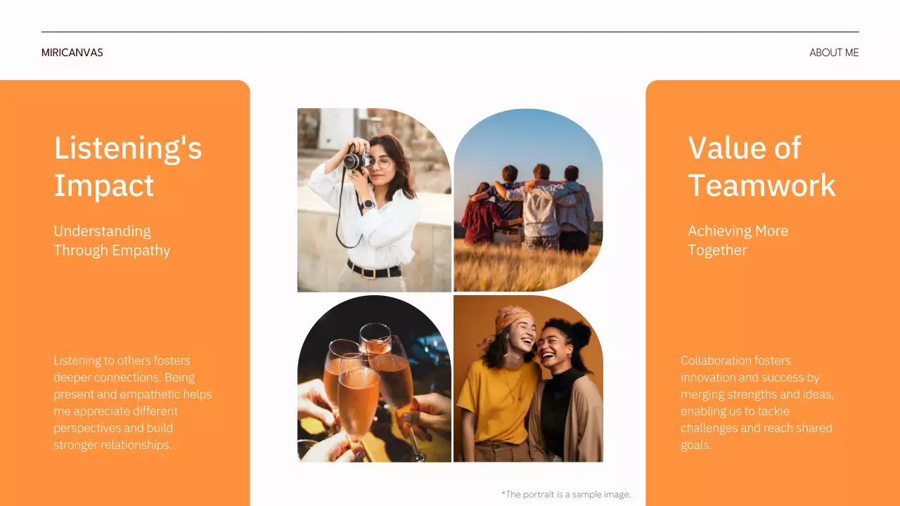 Orange Modern Journey Presentation