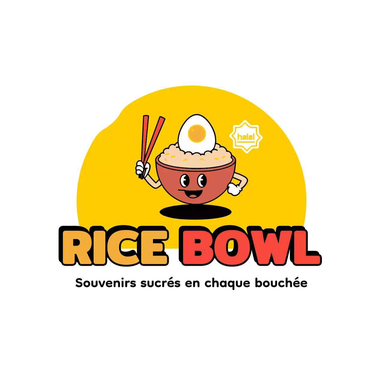 bande dessinée jaune pour la publicité des produits alimentaires