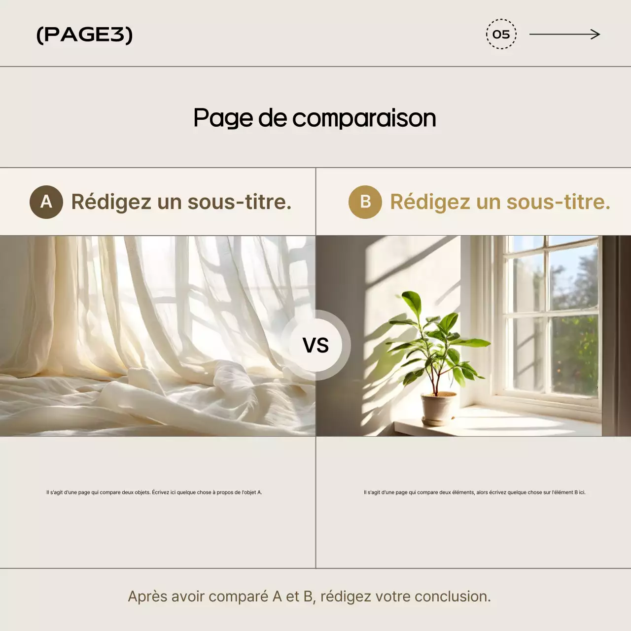 Beige Simple Card News Template
