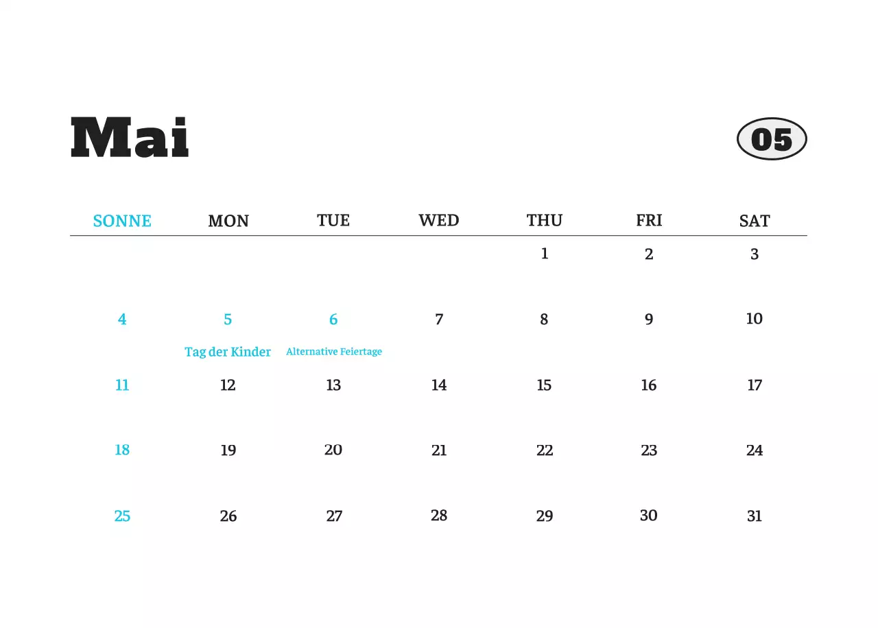 Weißer Neat Ballet-Tier-Fotokalender