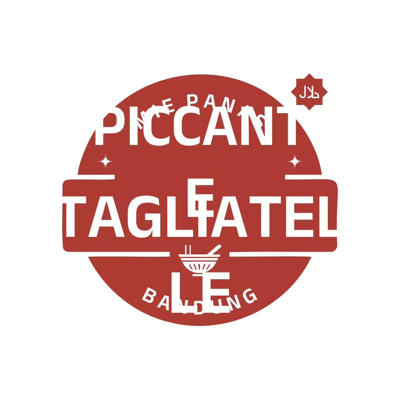 pubblicità dei noodle rossi