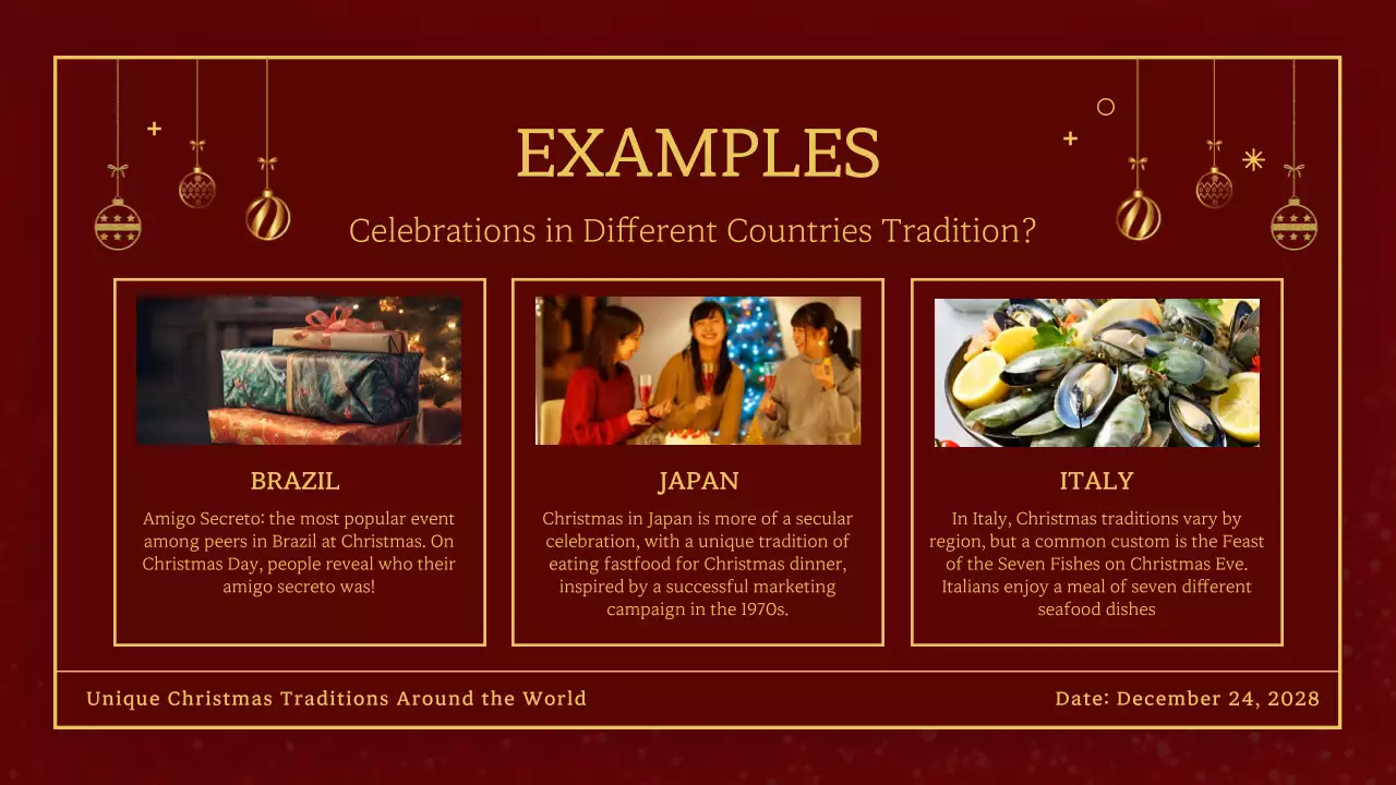 Wine Classic Christmas Presentation