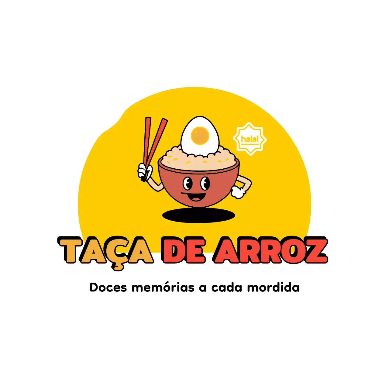 anúncio alimentar amarelo de banda desenhada