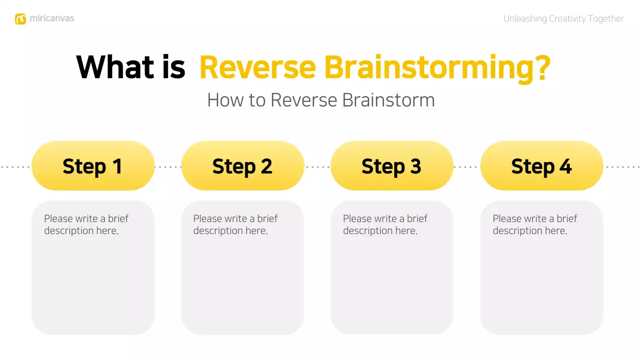 Yellow Modern Brainstorming Presentation