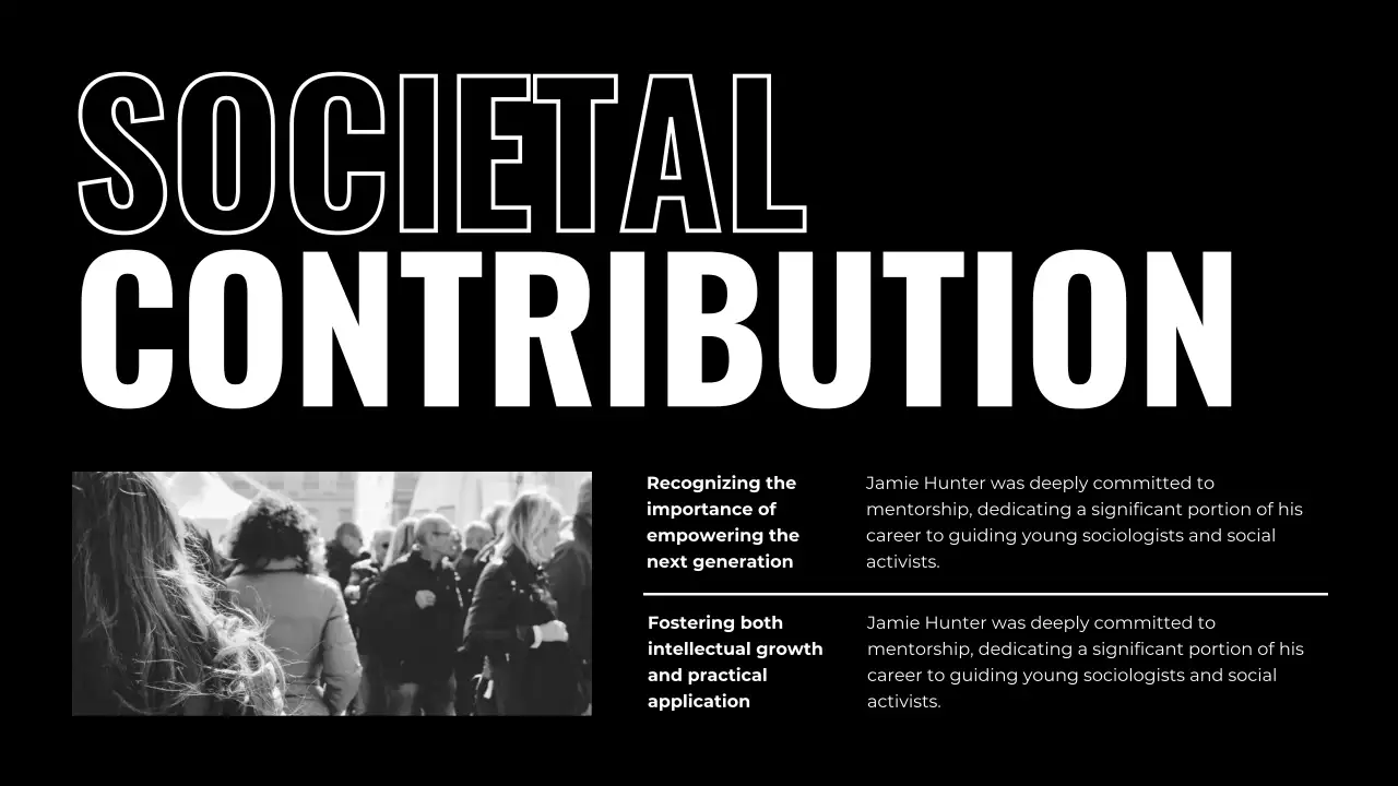 Black Professional Biography Presentation