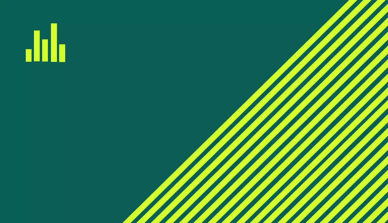 Groen modern visitekaartje