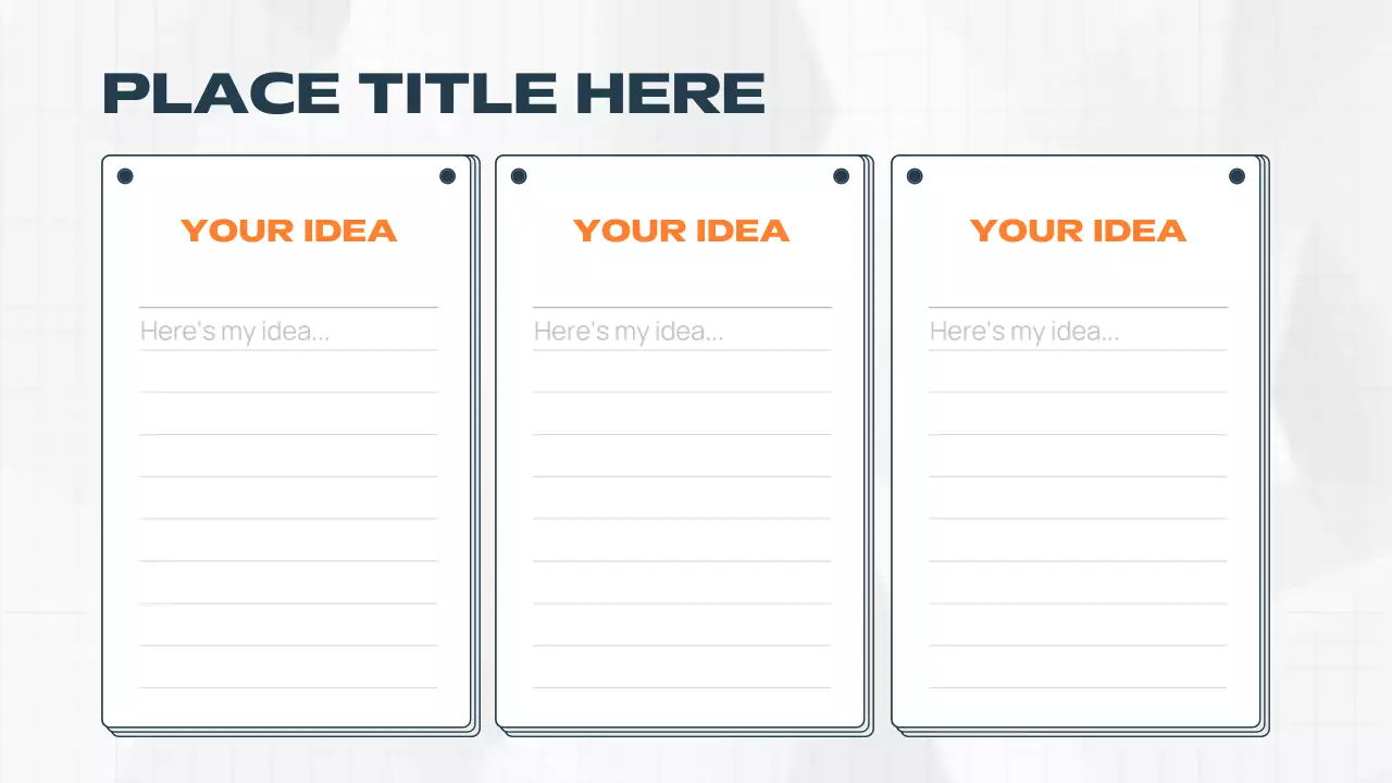 Orange Modern Brainstorming Promotion Presentation