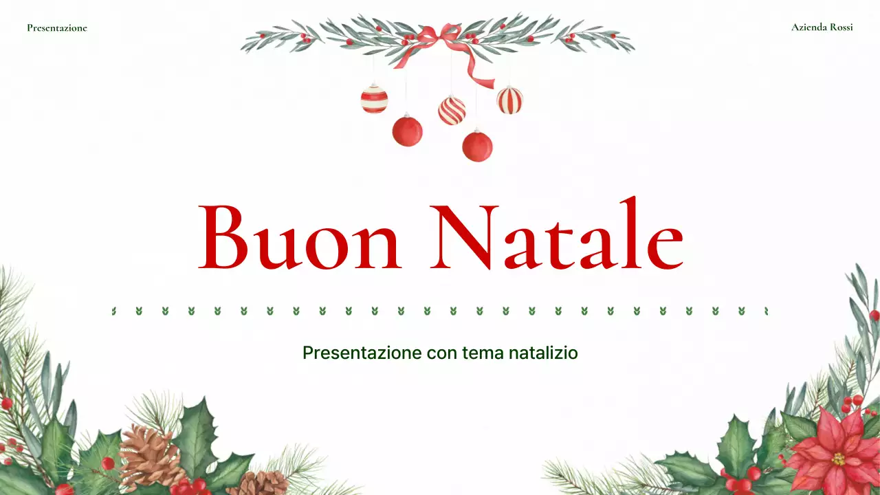 Pianificatore con sfondo natalizio ordinato in rosso e verde