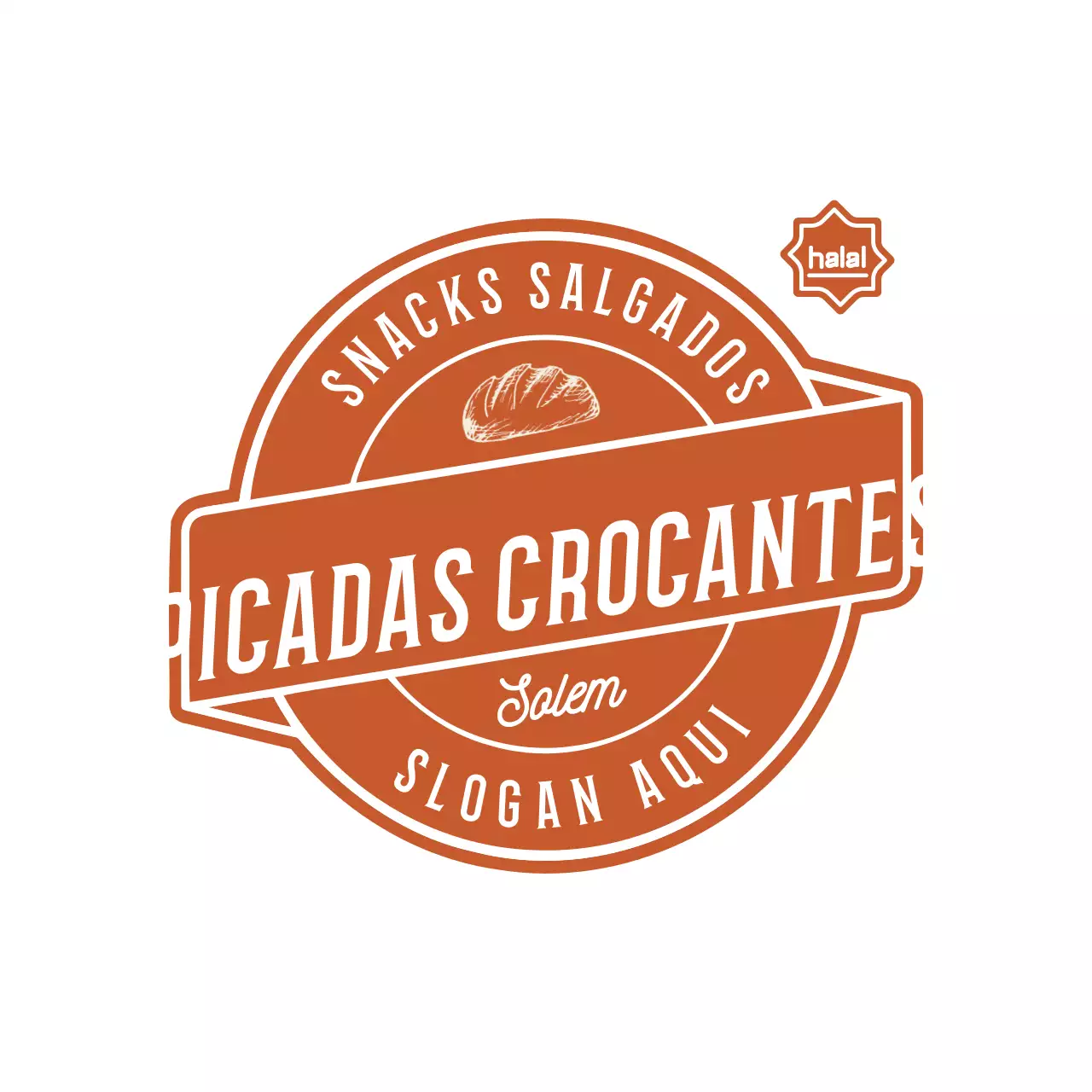 anúncio vintage de snacks de laranja