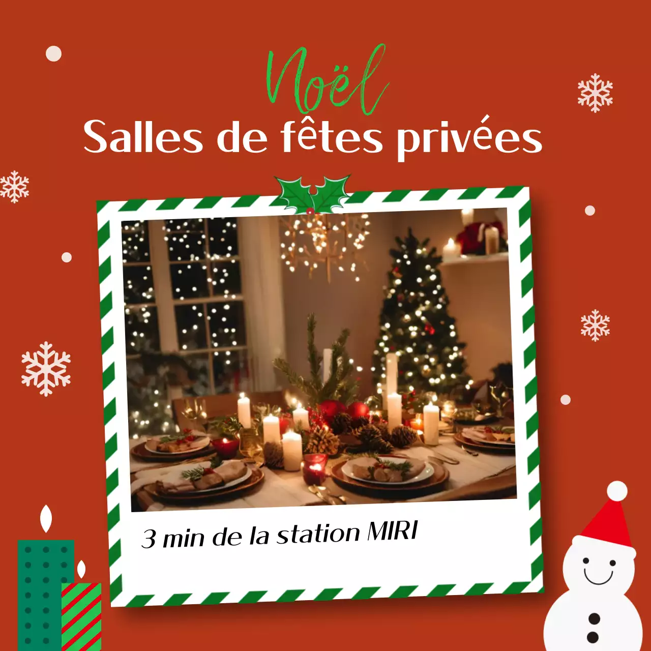 Manifestations de Noël à l'orange