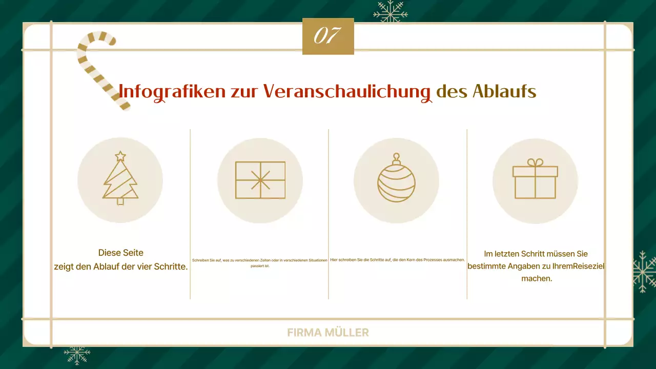 Leitfaden für abstrakte einfache Präsentationen