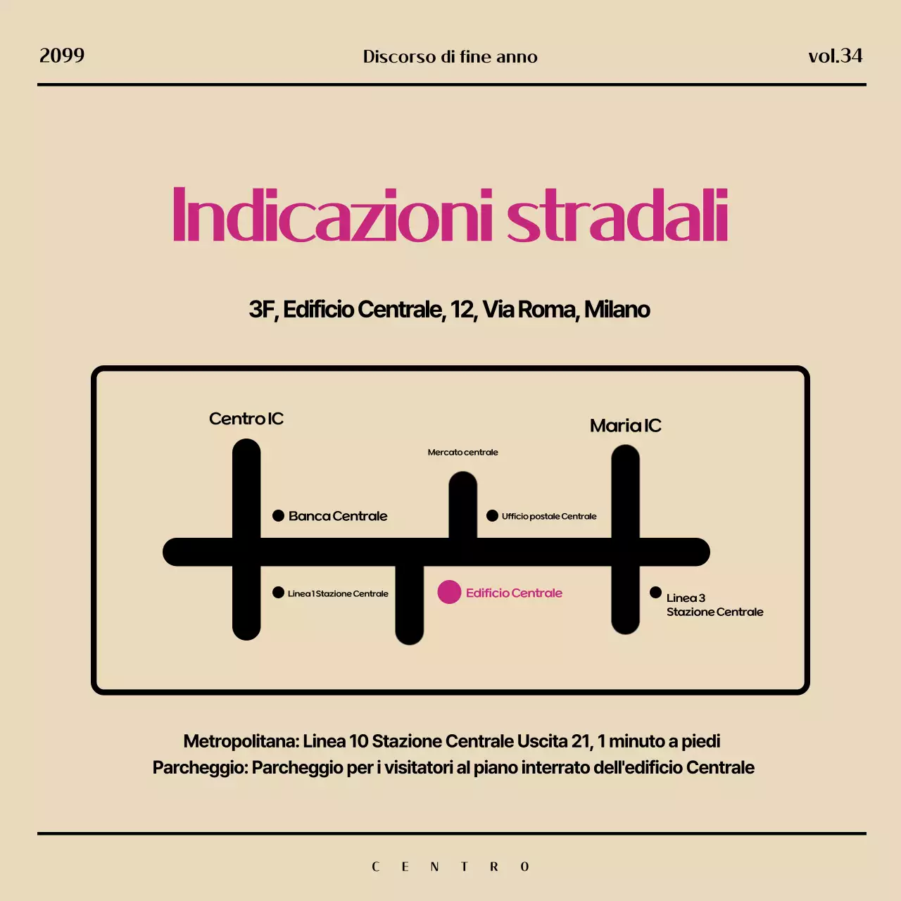 Promuovete un moderno Capodanno speciale in beige e rosa