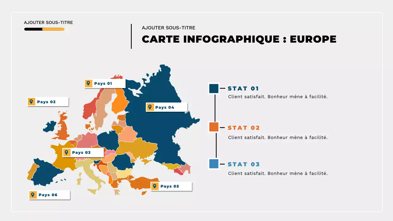 guide infographique du monde moderne bleu