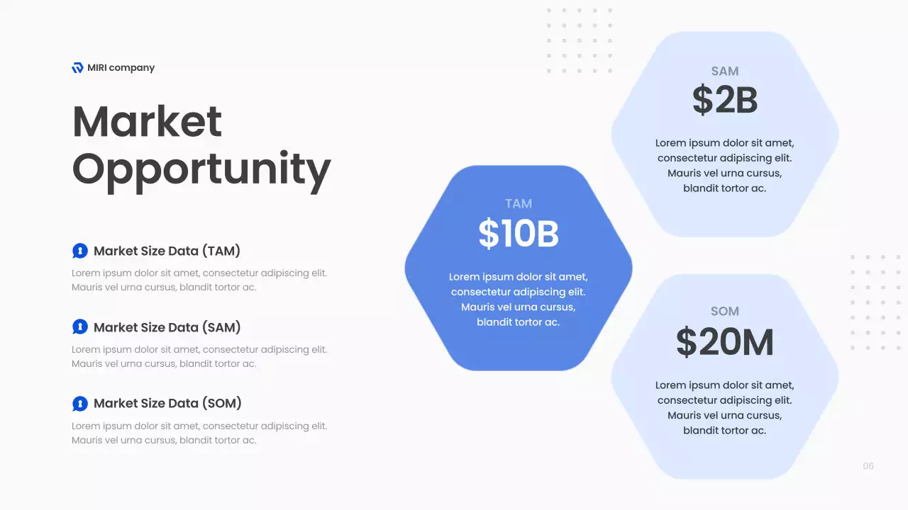 블루 모던 스타트업 피치 프레젠테이션