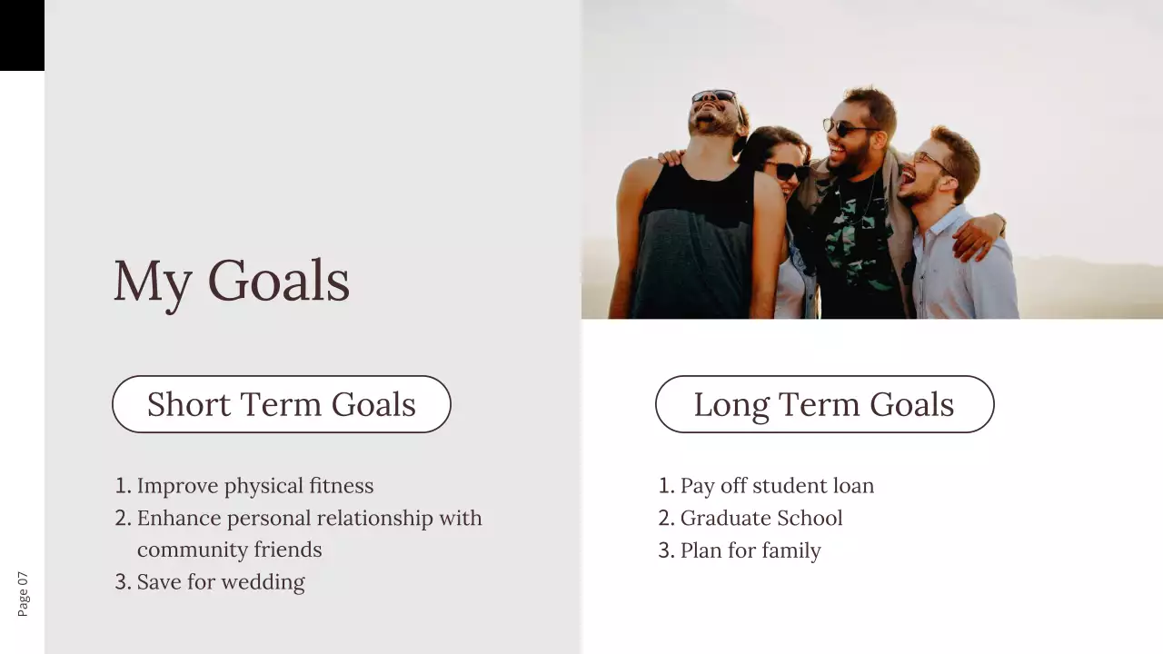 Beige Minimalist Personal Presentation