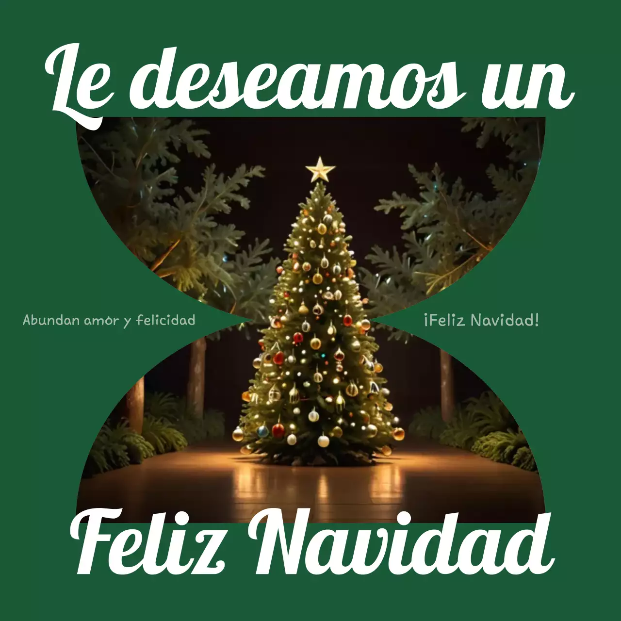 Fiestas navideñas clásicas abstractas