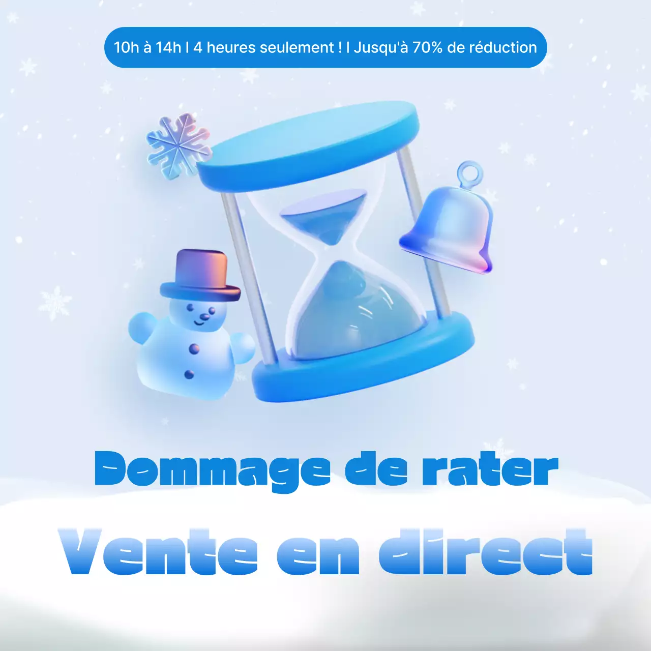 Blue Modern Timesale Promotion