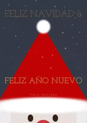 Postal navideña Red Simple