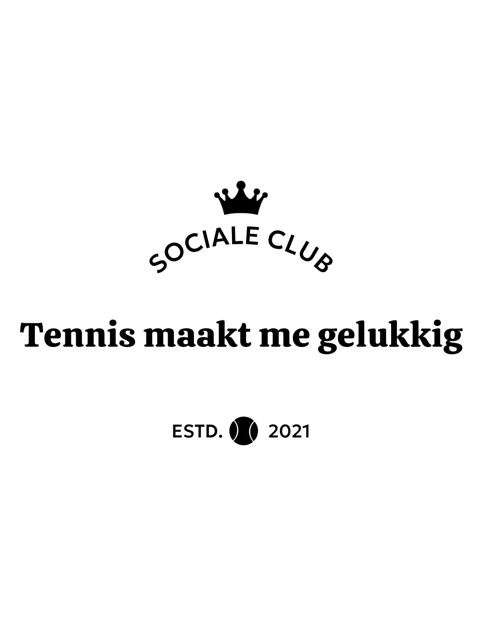 Zwart-wit eenvoudig sportlogo