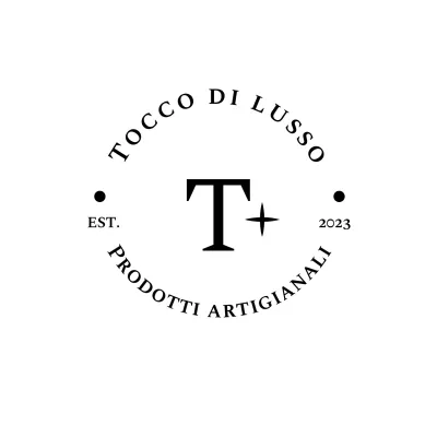 logo nero elegantemente realizzato a mano