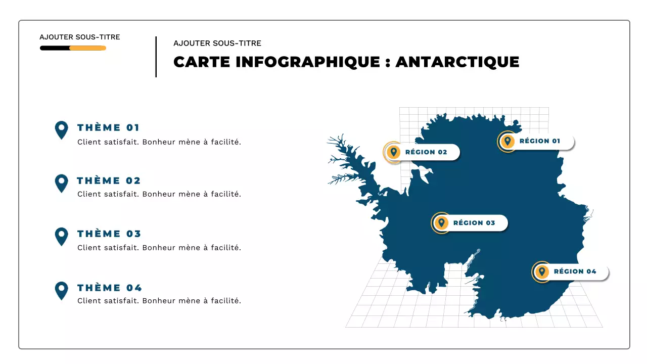 guide infographique du monde moderne bleu