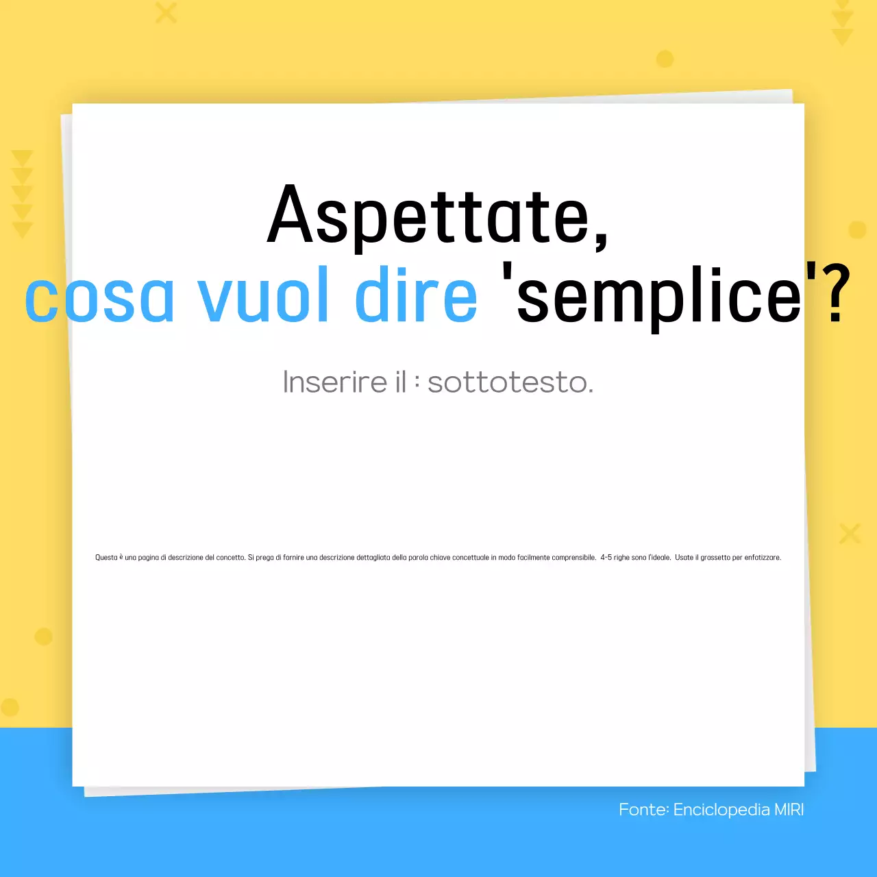 Una semplice newsletter aziendale in azzurro e bianco