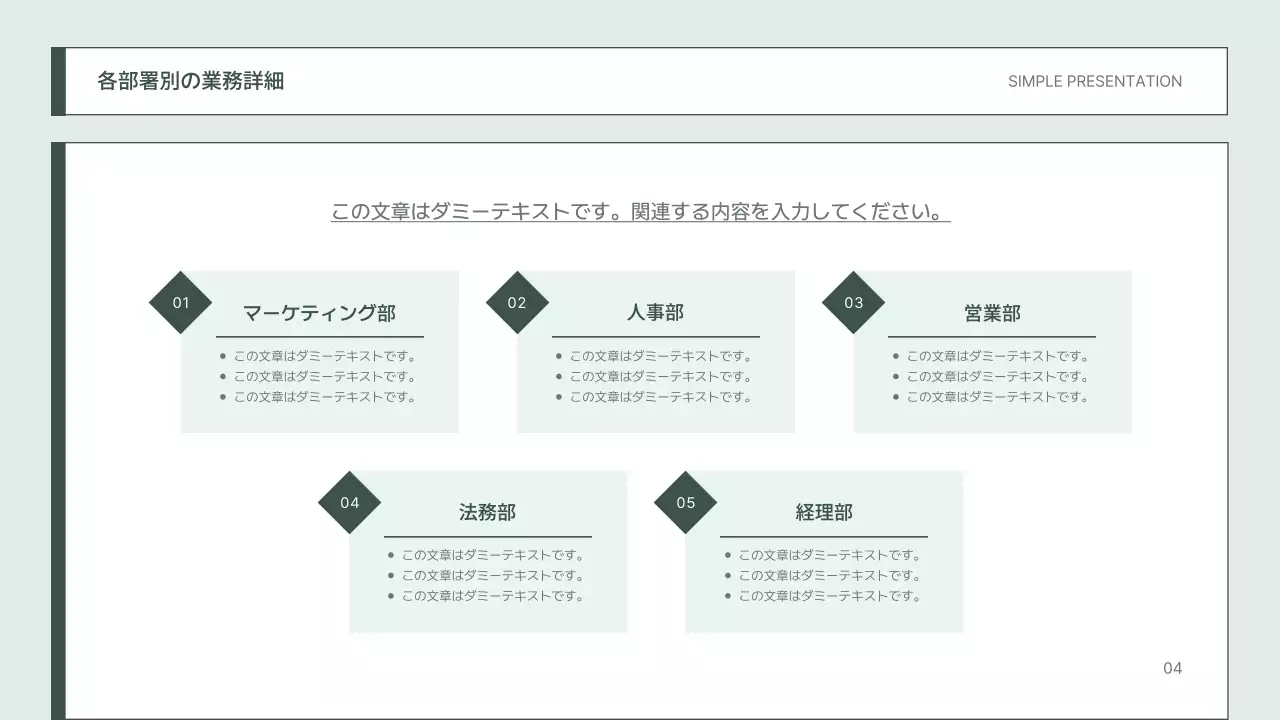 白 シンプル 研修 プレゼンテーション