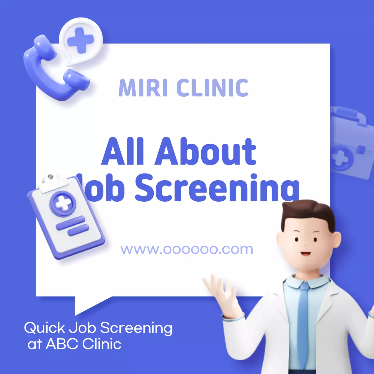 Carrossel de Instagram de promoção de saúde moderna azul