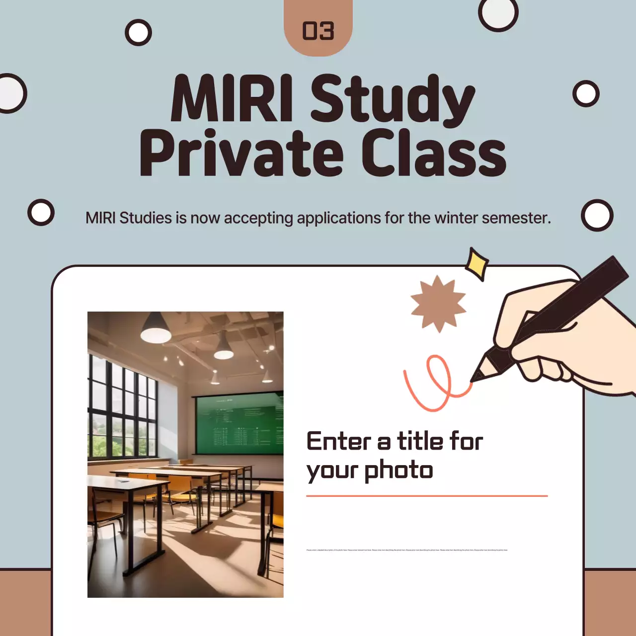 Beige Modern Study Recruitment Instagram Carousel