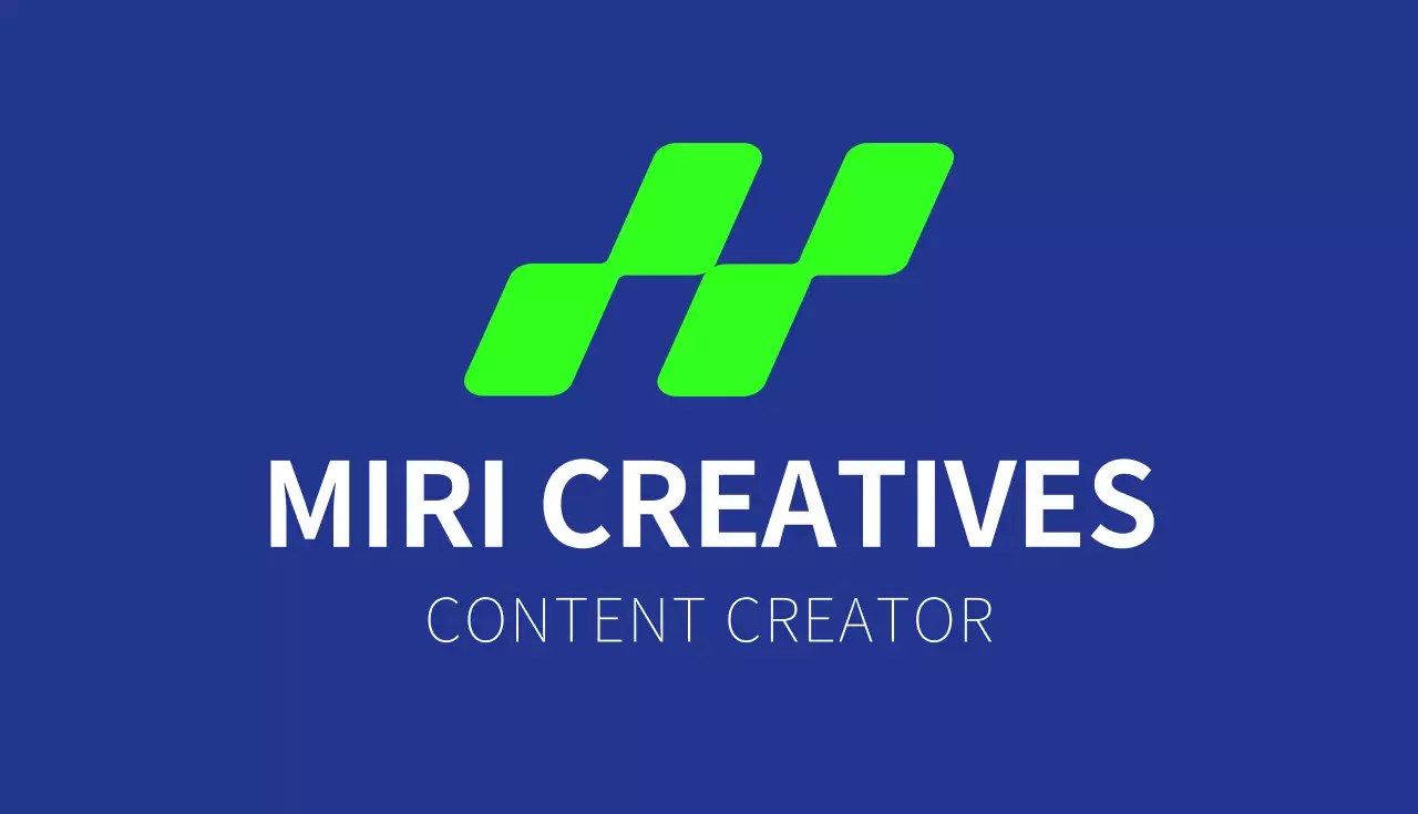 Blue Modern Business Card