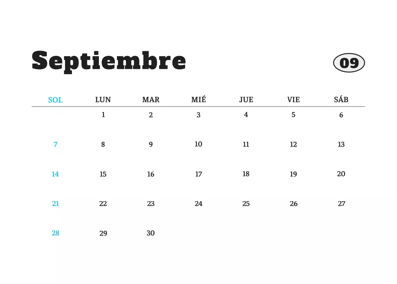 Ballet Blanco Neat Animal Foto Calendario