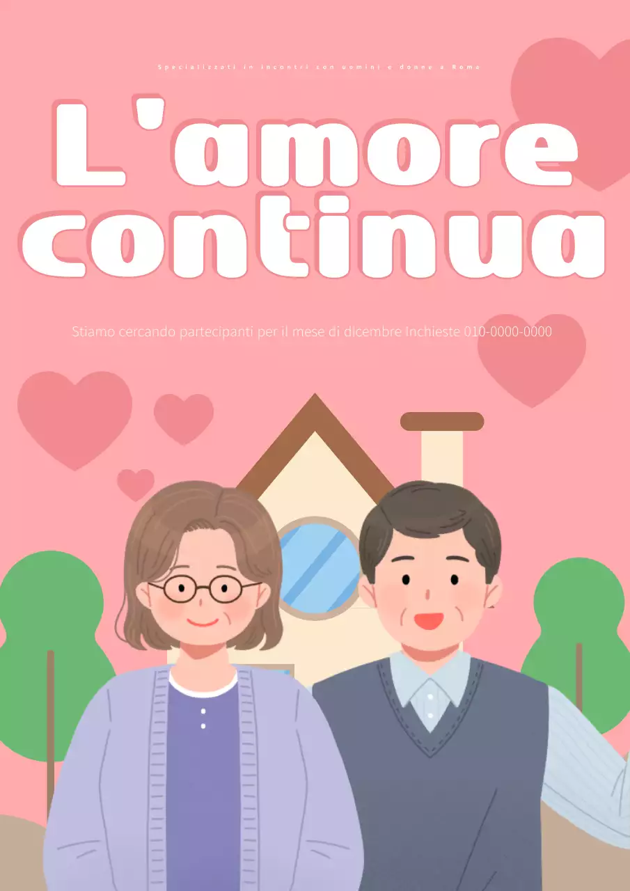 Riunione di incontri rosa