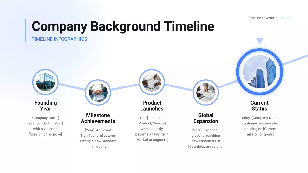 블루 모던 비즈니스 프로모션 프리젠테이션