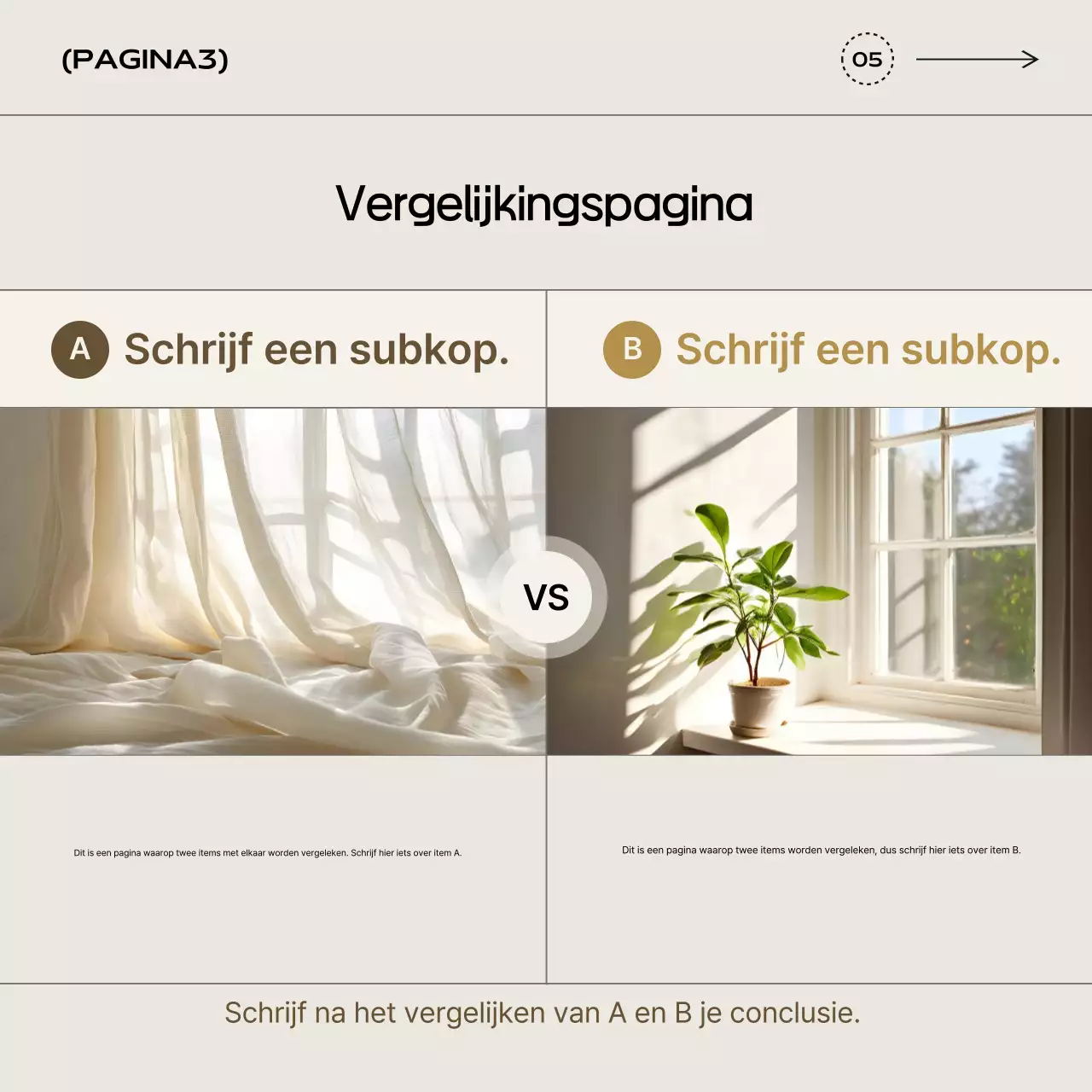 Beige eenvoudige kaart nieuwssjabloon