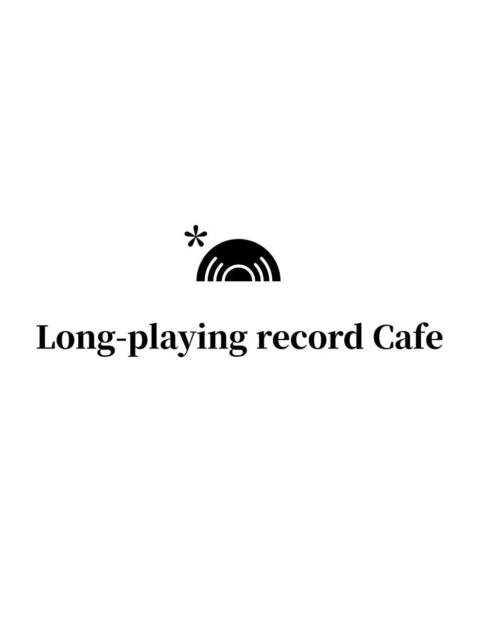 Mempromosikan kafe minimalis berwarna putih