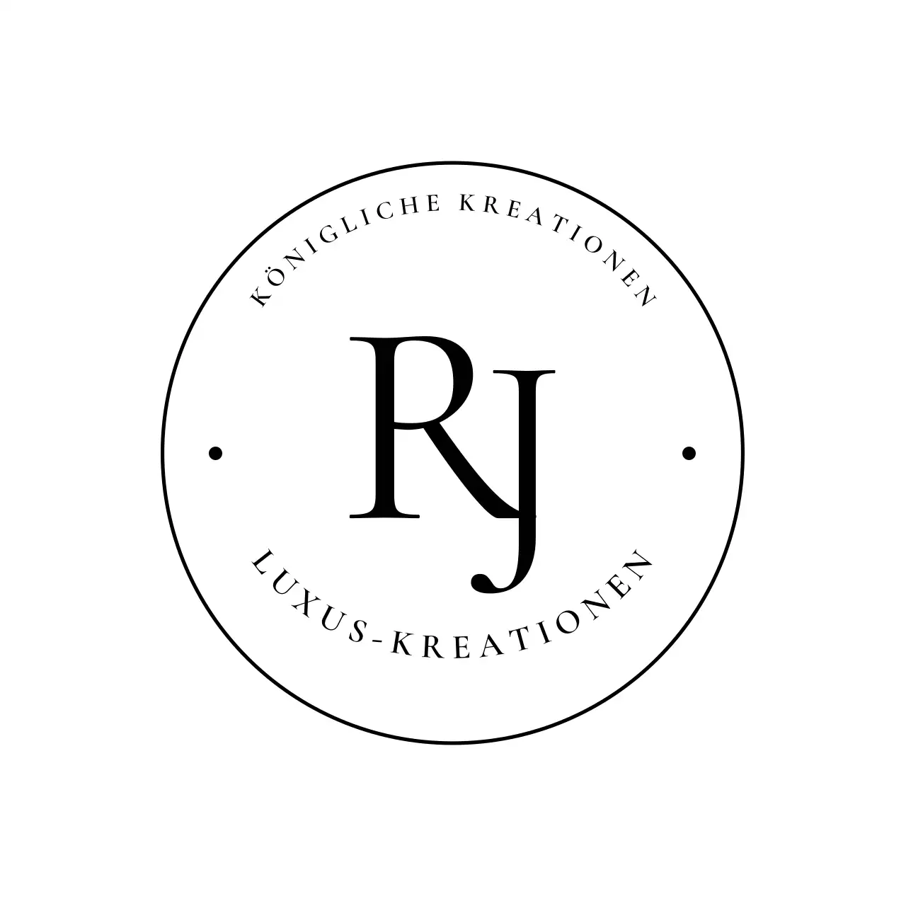 schwarzes elegantes Luxus-Logo