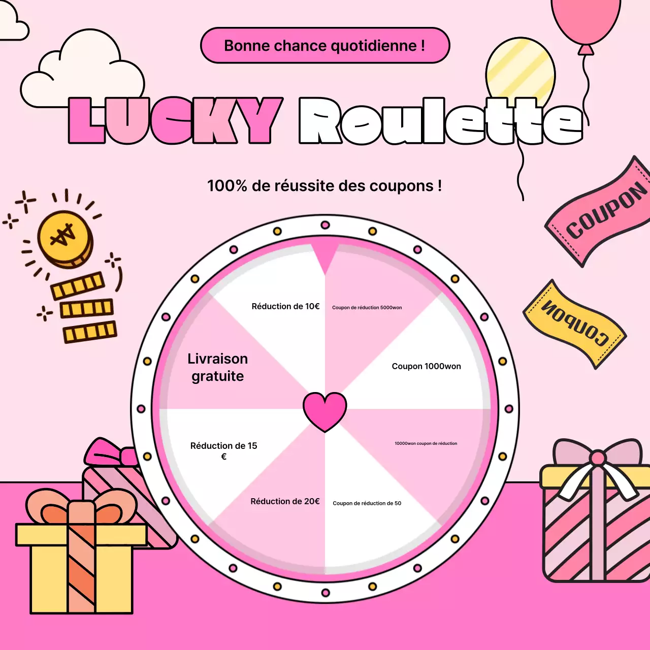 Promotion rose et cosy