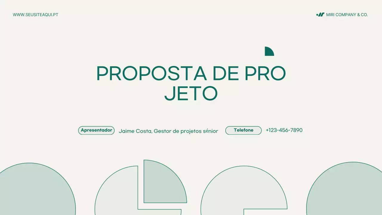 documento de proposta de projeto moderno da casa da moeda