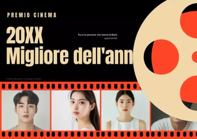 Evento di cinema nero moderno
